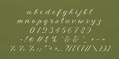 Meadow Villager Club Font Poster 14