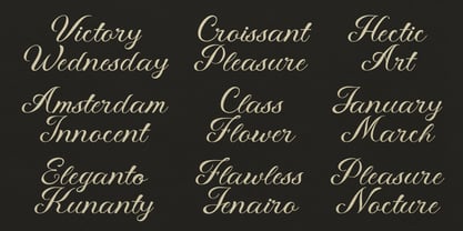 Meadow Villager Club Font Poster 9