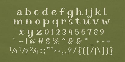 Meadow Villager Club Font Poster 12
