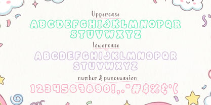 Pogo Outline Font Poster 8