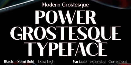 Granvia Ultra Font Poster 2