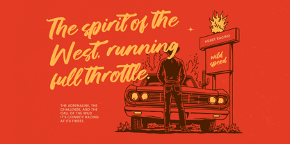 Saddle Nomad Font Poster 4