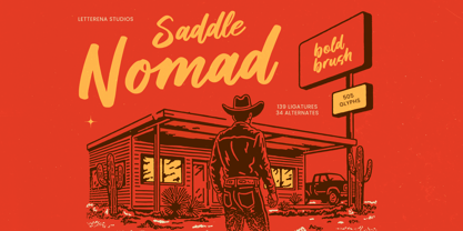 Saddle Nomad Font Poster 1