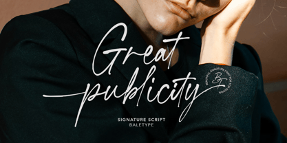 Great Publicity Font Poster 1