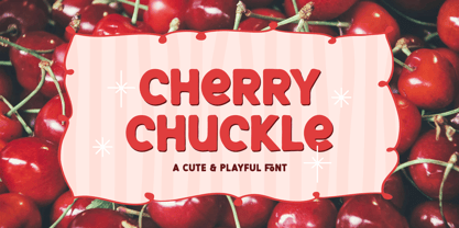 Cherry Chuckle Font Poster 1