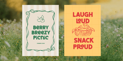 Cherry Chuckle Font Poster 3