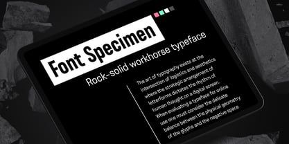 Lütschine Font Poster 4