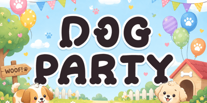 Puppy Bites Font Poster 2