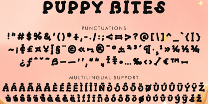 Puppy Bites Font Poster 5