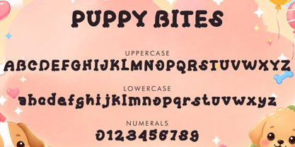 Puppy Bites Font Poster 4