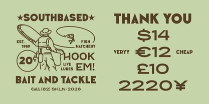 SFC Southbased Font Poster 3