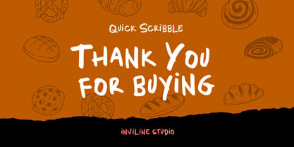 Quick Scribble Font Poster 12