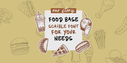 Quick Scribble Font Poster 3