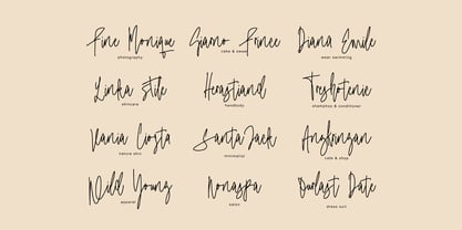 Blistwing Signature Font Poster 9