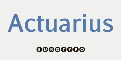 Actuarius Font Poster 1