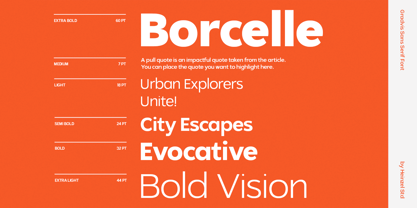 Gradvis Font Poster 4