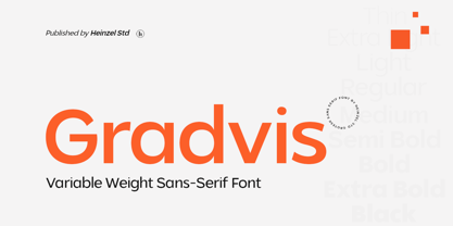 Gradvis Font Poster 1