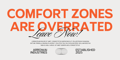 Gradvis Font Poster 11