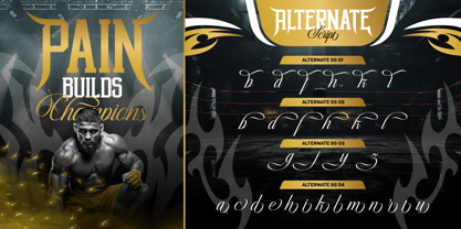 Singha Prestige Font Poster 8