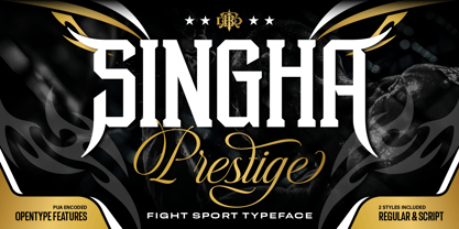 Singha Prestige Font Poster 1