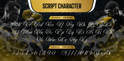 Singha Prestige Font Poster 5
