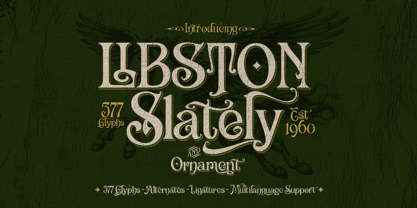 Fd Libston Font Poster 1