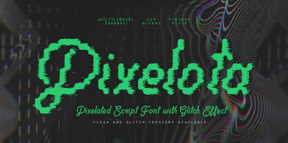 Pixelota Font Poster 1