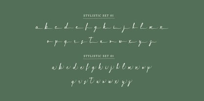 Beverly Sage Font Poster 10