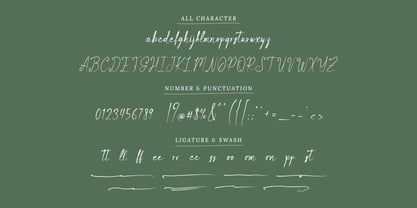 Beverly Sage Font Poster 9