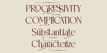 Calissea Font Poster 8