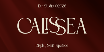 Calissea Font Poster 1