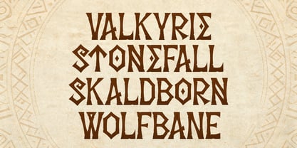 North Eternal Font Poster 3
