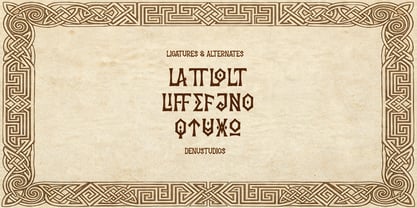 North Eternal Font Poster 12
