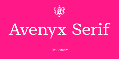 Avenyx Serif Font Poster 1