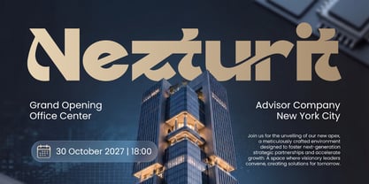 Garitz Font Poster 8