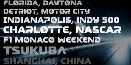 Driveform Font Poster 4