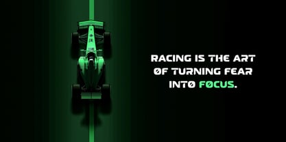 Driveform Font Poster 9