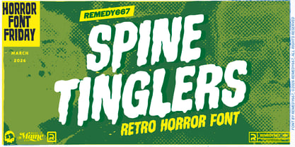 Spine Tinglers 667 Font Poster 1