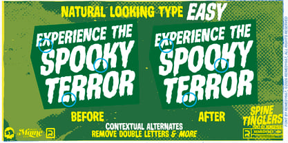 Spine Tinglers 667 Font Poster 4