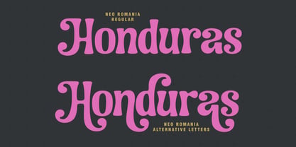 Neo Romania Font Poster 3