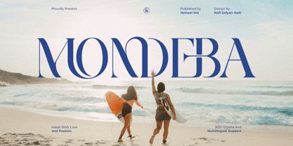 Mondeba Font Poster 1