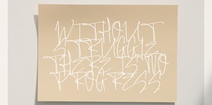 Begerak Font Poster 8