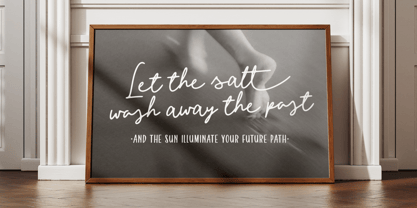 Cloudy Starlight Font Poster 4