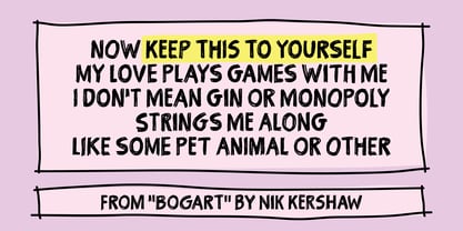 Keep This To Yourself Font Poster 2