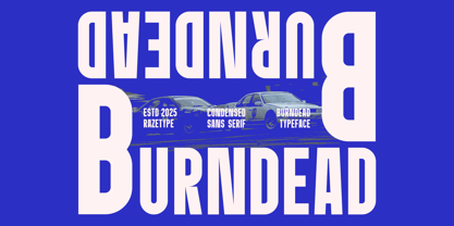 Burndead Font Poster 1