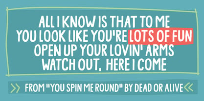 Lots Of Fun Font Poster 2