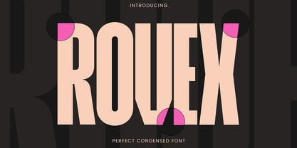 Rovex Font Poster 1