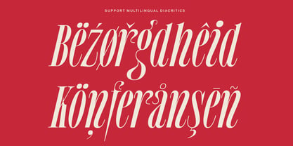 MTC Tailrose Font Poster 10