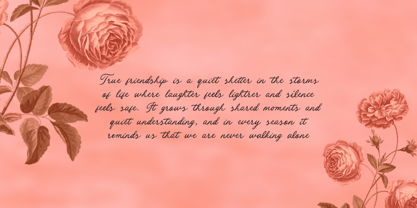 Rose Amoure Font Poster 2