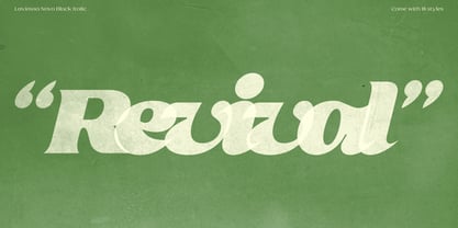 Laviossa Nova Font Poster 2